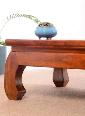 实木炕明茶桌炕几矮吃饭桌桌飘窗榻榻米桌子清古典中式OOF桌仿古