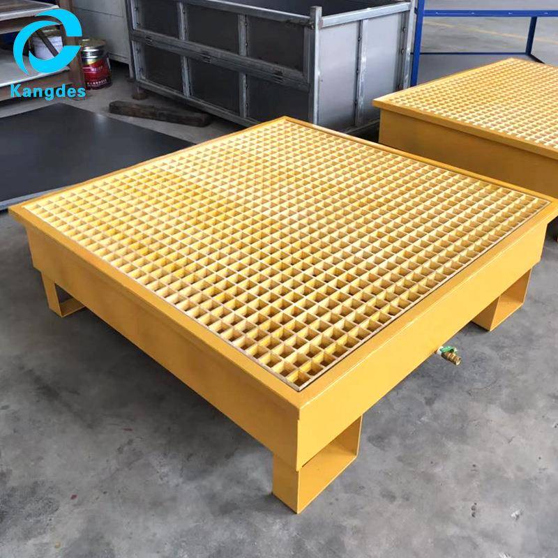 家泄化厂学品防托盘漏网格油桶RLS危废液体防泄漏托盘