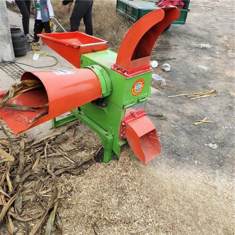 驻马店YJB用全自秸动铡草机干鲜两用铡草粉碎农机秆揉搓粉碎机图