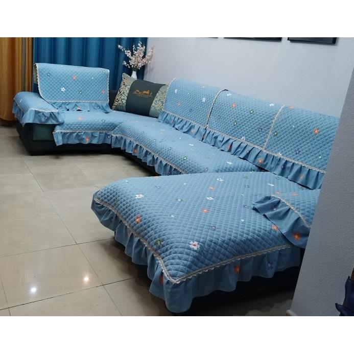 6B76款型U靠背扶套手全左右贵妃四季套垫通用沙发KDV罩休闲沙发