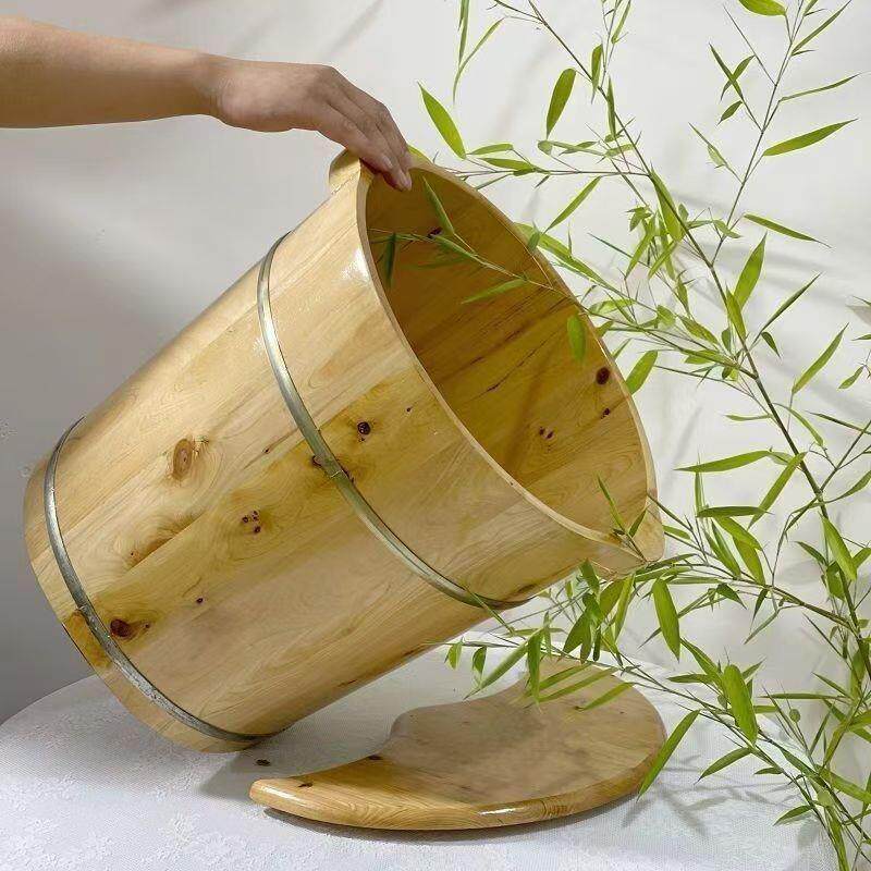 藏奥堂香柏木桶56泡脚木桶足盆泡脚桶实木泡桶木泡脚脚浴家用其他