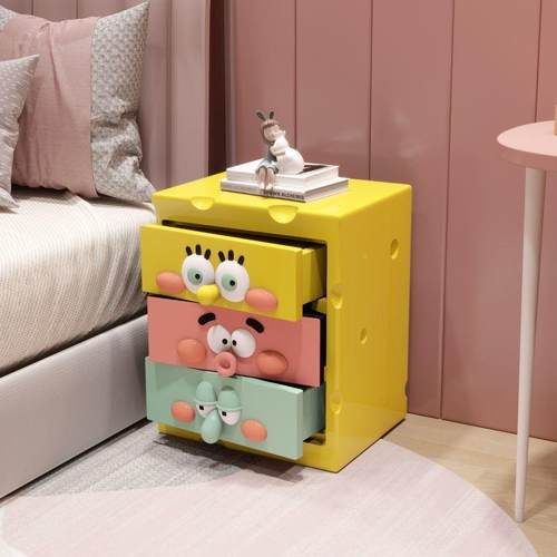 网红绵海宝宝儿童床头柜225年新款替0代品家用室小茶几卧创意无品