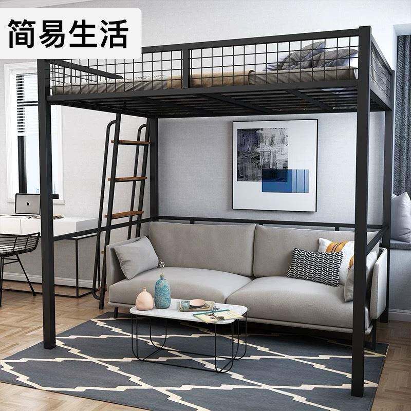 用多种家颜色OWM上床下桌母铁小户型双层铁架简约艺床上下层床铺