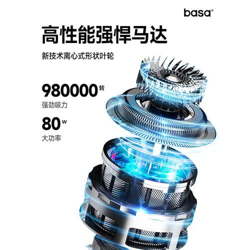 车basa线152载吸尘器2025新款车用手持小型无你汽车内大吸力迷机