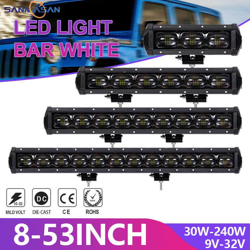 跨境卡电商热卖LD长条灯1E5英寸车60W6LED长条灯越长条灯/6野车车