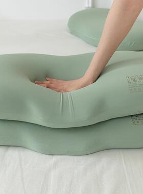 新风款果枕冻头慢回弹记忆棉枕芯绿色枕头直播单FX230323人适舒枕