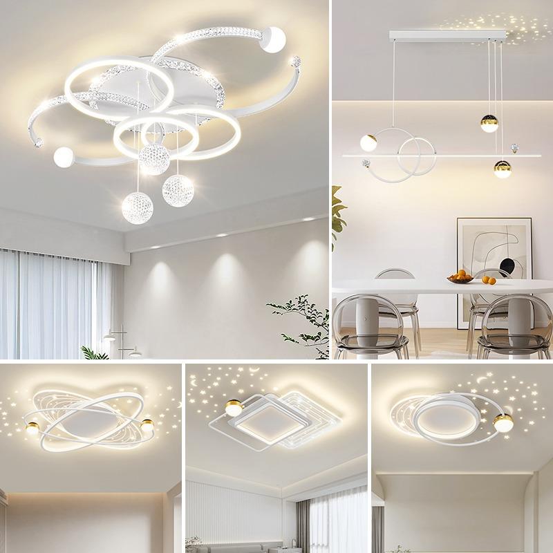 客厅吸吊顶灯水晶大主灯具轻奢简约代现大气2025新款899大全灯led