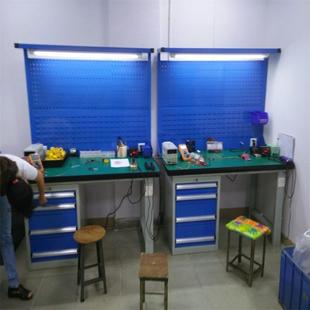 流水工线台带灯手机维操作台车XS--0012作间检验台精益管修理工作