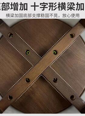 实凳木圆子家用高板凳现代简放约矮小凳子凳客厅木N852N39凳餐桌