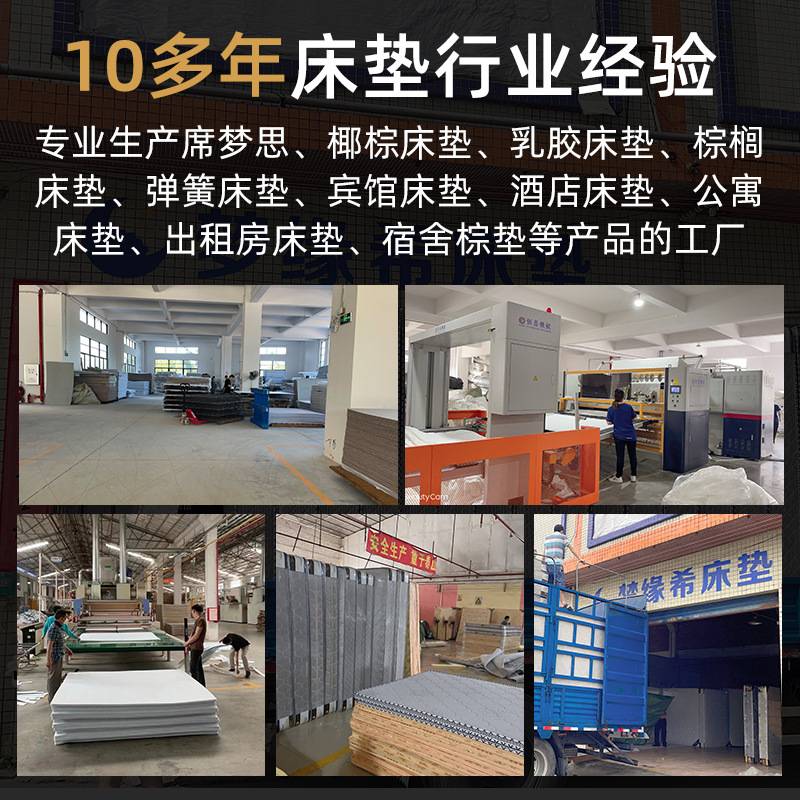 梦缘希床垫5cm针织3E椰梦维棕垫家用学生宿舍椰棕硬棕榈环保材质