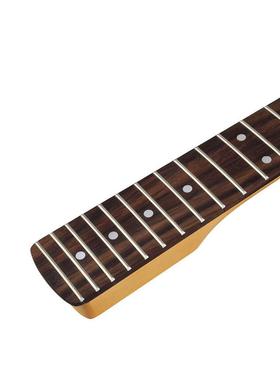 [哑CQP微黄中]ForST吉他琴颈22品电吉他琴颈玫瑰木指光板带背线
