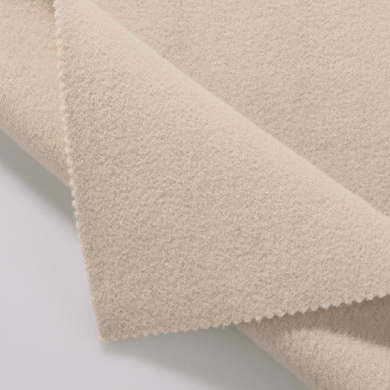 180款加厚立绒全毛0单1面呢毛呢面料M1家秋冬毛呢大衣FLX羊绒面料