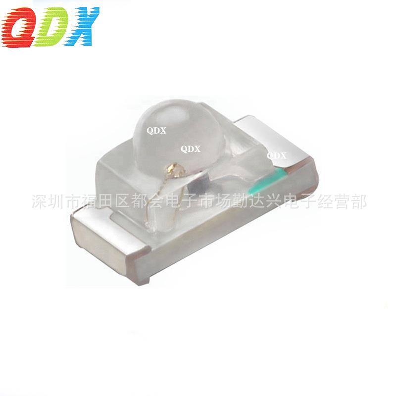 1206灯珠头透全彩系列贴球片l镜ed灯珠NHE黄绿蓝白紫头球面凸灯珠