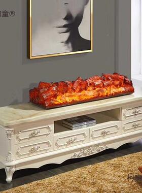 仿真木炭火壁垒炉火焰灯酒饰197吧装摆件假柴炉篝火炭火灯火苗电