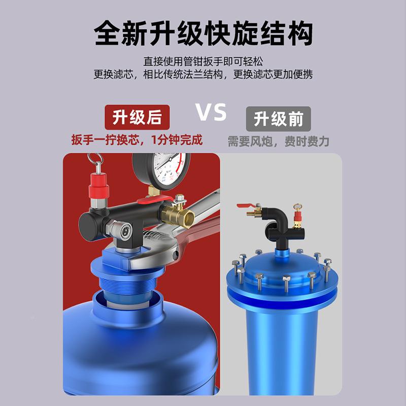 金属制品密空机精油水分离器气泵压缩空气自动排水压气源处理器滤