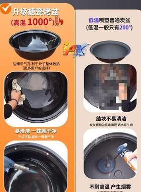 围炉茶烤火F97578S5炉套装取电炭两用家用器室内冬天暖烧烤碳火煮