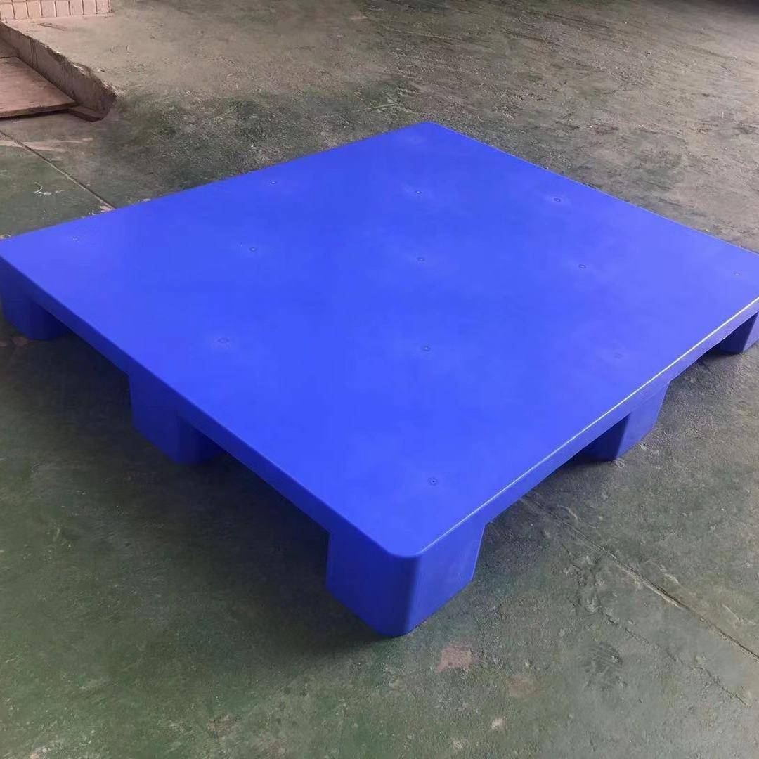 黑色塑料盘托表WEE面防静电值6-9车次方塑胶卡板平12面08九脚叉栈