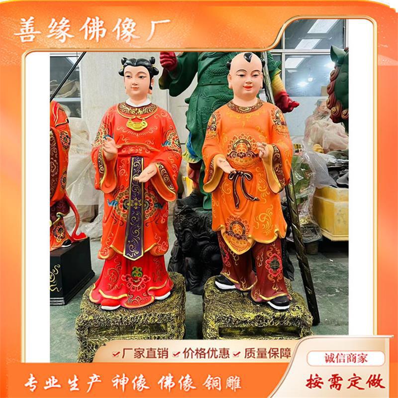 金童玉女塑像侍女塑像童男童女塑像桃花姑娘塑像