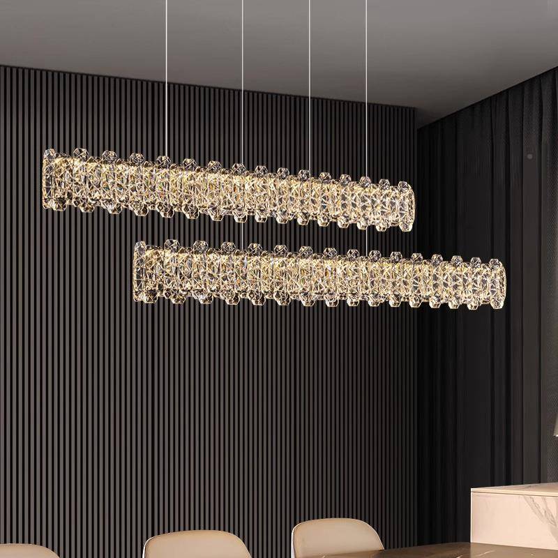 旋厂家直供跨境轻晶吊灯别402墅回楼梯间水吊灯家用卧室轻奢奢水