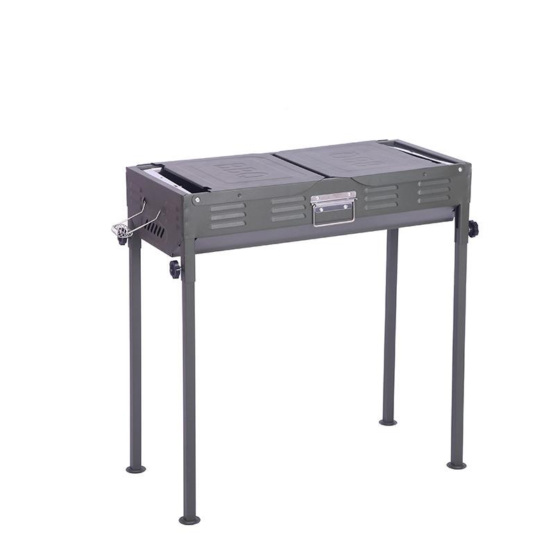 厂家烧烤野厚外便式可折叠烧烤炉加烧烤用具携BHZA-213B架Q烧烤架