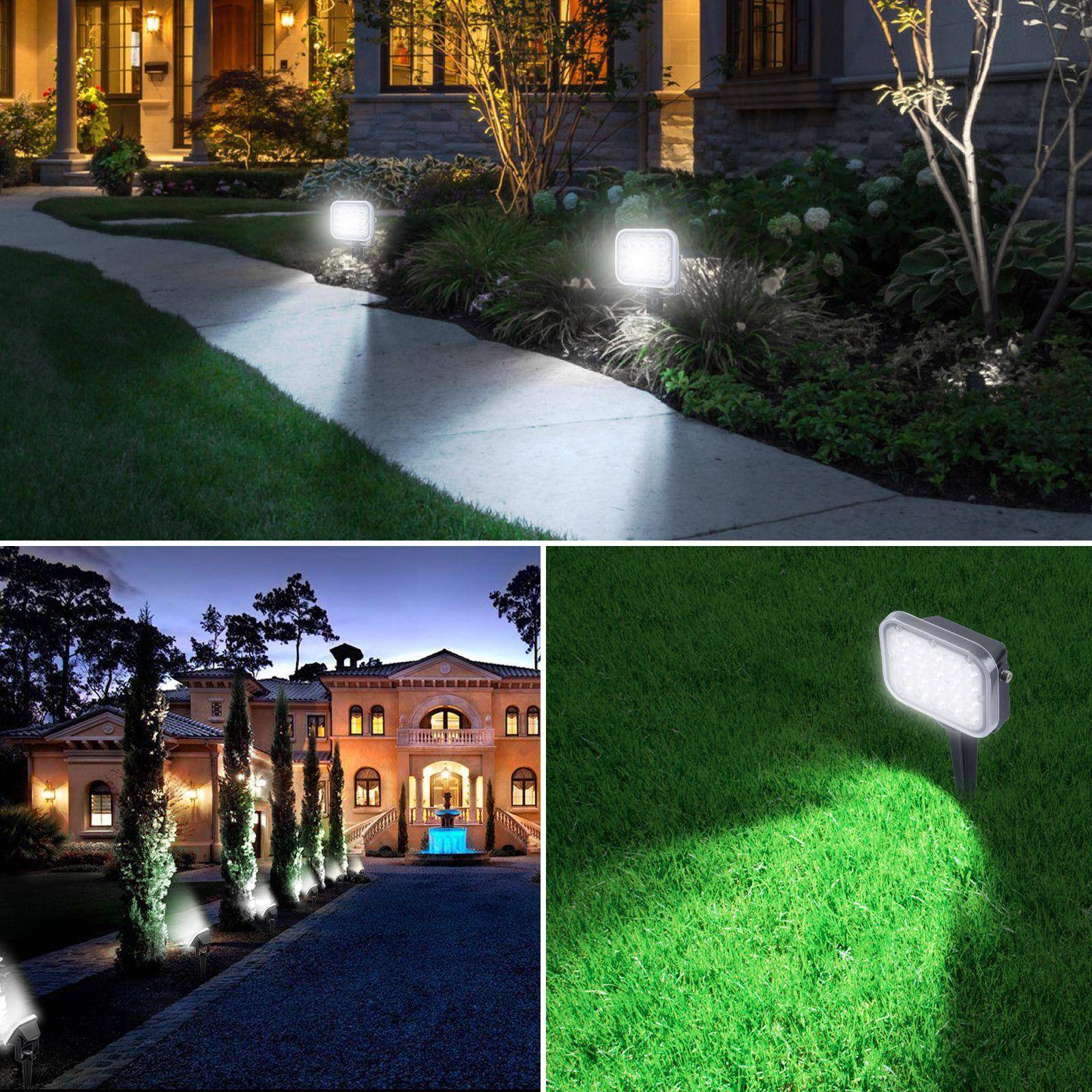 花跨境地插灯TS-S550620L草ED园庭院照树灯太阳能坪灯明户外防水