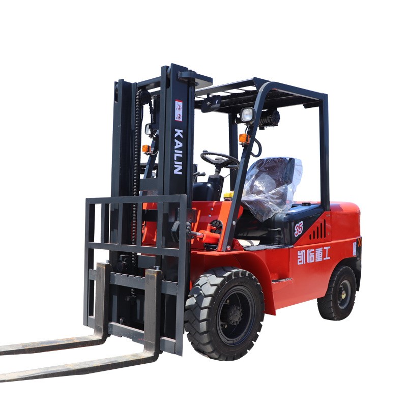 柴油叉车3吨5吨四轮座驾式液压装卸内燃式堆高升降四驱搬运车