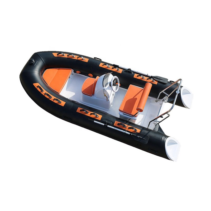 直供3.9米玻璃钢底充气船 游艇 PVC海钓船休闲船 运动橡皮艇