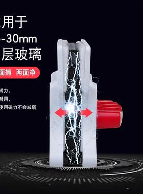 依玻洁擦双璃器双面擦来高楼层中空擦窗户申请强磁清洁FS75FS72工