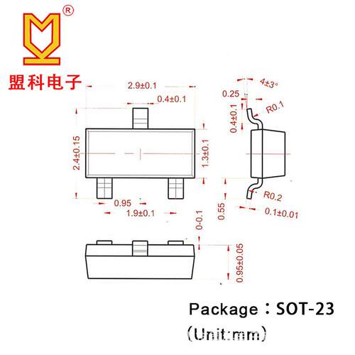 厂家MR10O0控-6MYBC丝印MCR16贴片ST-23可硅现货热销