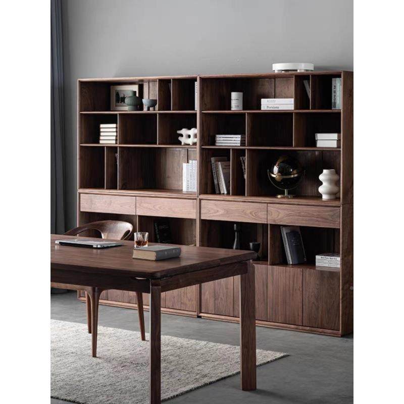 现代约黑胡桃木柜全屉实木书柜组合餐边家用客厅实木简抽矮无柜书,电子/电工,接线端子,淘宝优惠券,粉丝福利购,淘宝优惠卷
