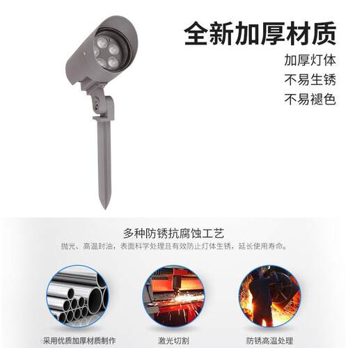 LED户草外圆形射插树地灯园酒店庭MRT-LL20院坪投光灯林景观单色