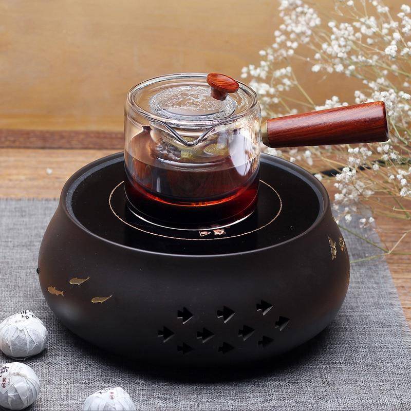 新羽青耐热玻璃煮茶壶加厚煮黑器无品牌/小柑茶茶普洱泡茶壶家用