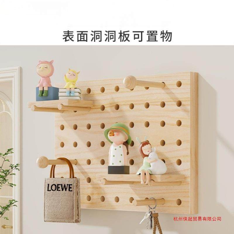 电洞表KXB箱装饰画制配弱电箱遮作挡原木风洞板电闸电开关盖面板