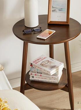 发边几角几实木小圆约35153小茶几客厅边桌阳桌台小简茶沙桌床头