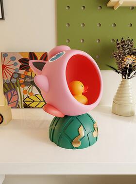 网红胖创意收纳摆件桌面可爱卡通茶玄萌关IMP柜几家居装饰品轻丁