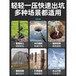 CGT锂电大功率电洞动地钻充钻农电挖坑机种树打机果园用种植孔打