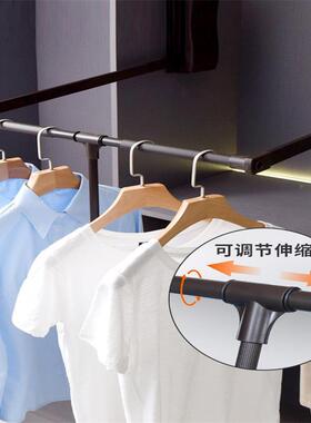 衣帽间衣柜内拉SC370式挂衣衣杆衣挂架拉杆橱下升降伸缩衣通器五