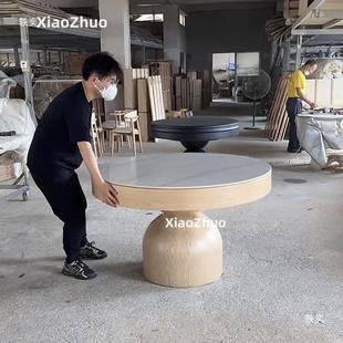 小弗人莱彻餐弗莱彻旋转变桌形餐桌旋可扩大伸缩转圆桌101296420