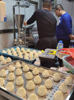 厂家直笼销全自动包子摆盘灌体机小包汤包一04281机自动成型水煎