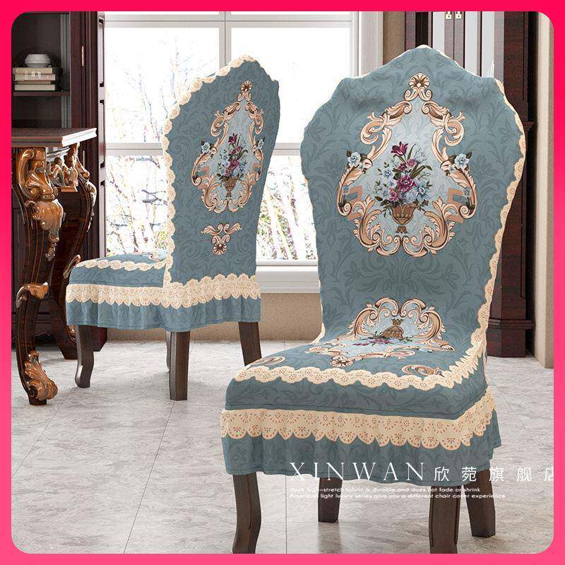 ⇛欧式子椅套复通用加厚美式裙边座罩椅套古餐桌凳Fh($%px}子套