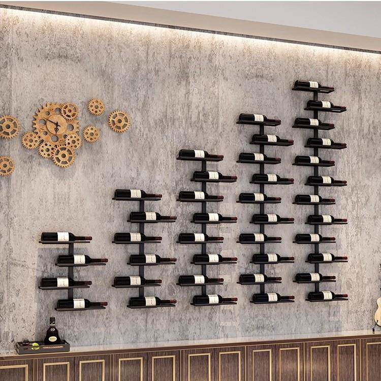 酒吧展BT-壁红酒架摆件壁挂墙酒托架上酒柜红酒瓶示红架创意酒架