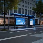 厂家直销公交站候车厅镀锌候车巴亭智士招呼658台慧钢公交站台