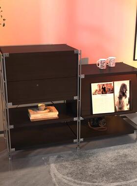 沙发边柜展示柜杂志柜边纳柜置储物架物柜IAL收卧室客厅餐柜置物