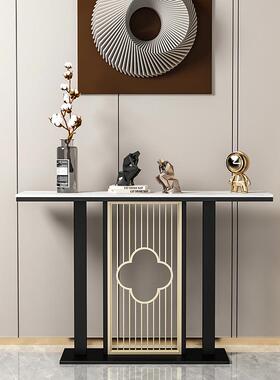轻入户玄关桌约现端BJA景简台代玄关台奢新中式靠墙超窄走廊玄关