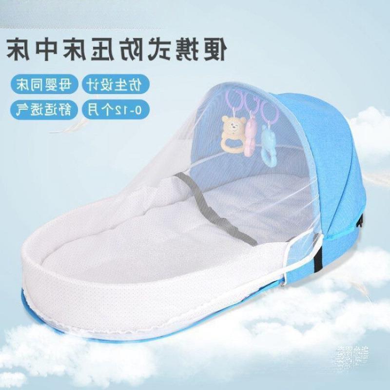 宝轻无品牌/宝车睡觉婴儿篮外出便提携式收纳上音可移动加厚耐磨