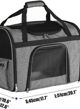 款透气猫DTR狗包外出便携空大容车载可折叠狗狗笼子宠物航箱量猫