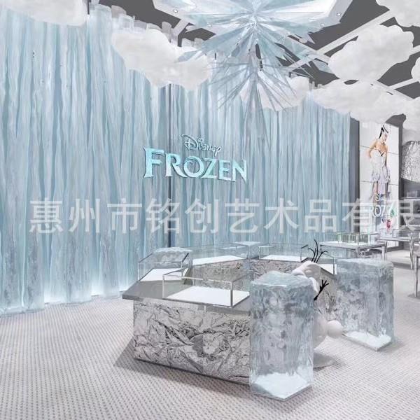 艺透明工树脂雕塑艺酒店大堂透明大型水晶玄关铂CSR晶术软装品摆