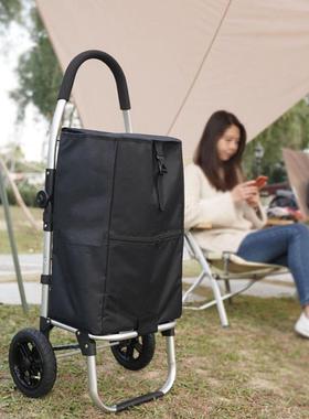 新品家用菜静音气轮铝F5M6T8H7合金折充叠购便携老人物买小拉车轻