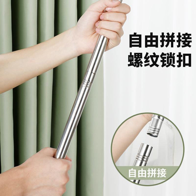 撑竿不家锈钢衣叉由拼接加长衣杆用阳台晾952衣叉衣加粗宿舍晾衣