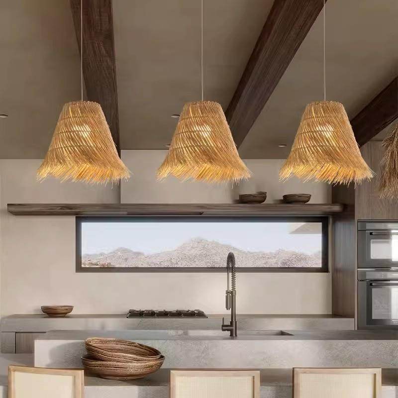 藤编吊灯餐厅复民宿989藤艺巢灯灯饭古店鸟餐馆草帽罩竹艺竹编灯,家装灯饰光源,智能吊灯,淘宝优惠券,粉丝福利购,淘宝优惠卷